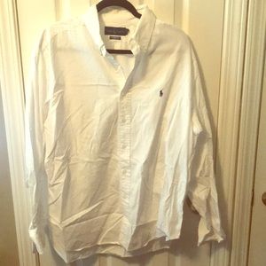 Ralph Lauren white button up shirt